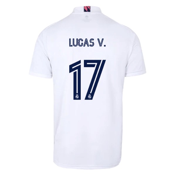 Camiseta Real Madrid Primera equipo NO.17 Lucas V. 2020-2021 Blanco